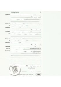 Heiratsurkunde Deutschland (DE-ES) - Musterübersetzungen von Urkunden