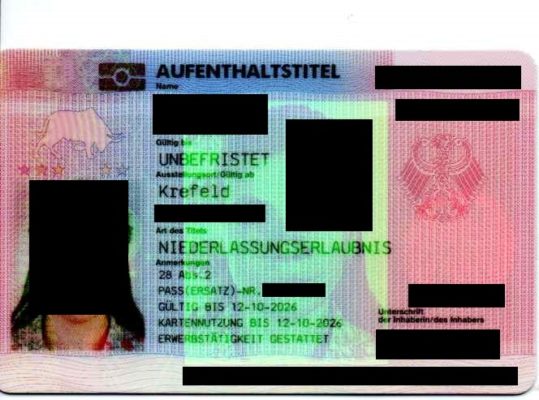 Aufenthaltstitel 2017 - Musterübersetzungen von Urkunden