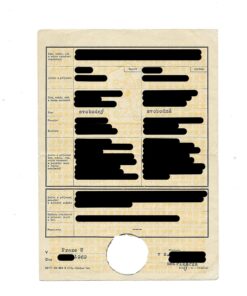 Alternative view of Oddací list 1969