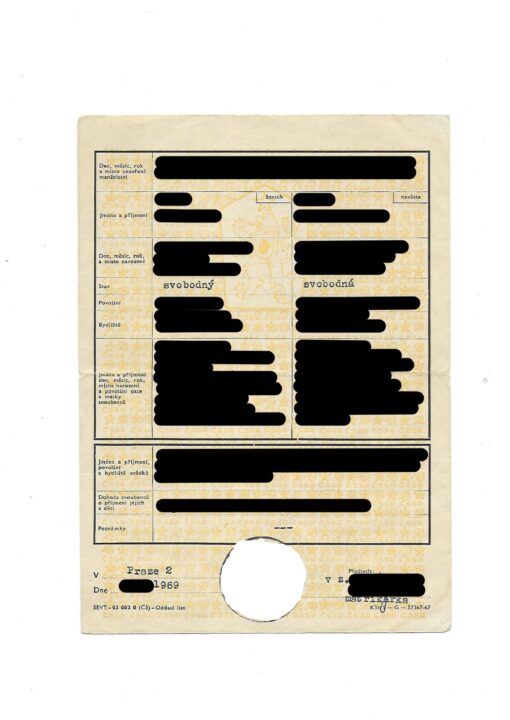 Oddací list 1969 – Bild 2