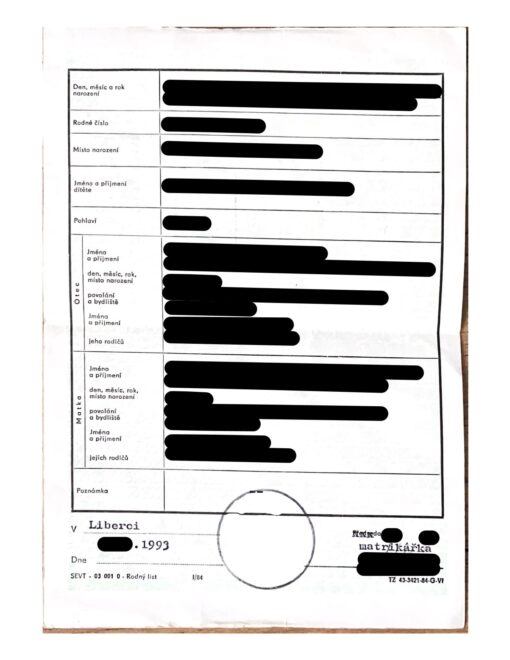 Rodný list 1993 – Bild 2