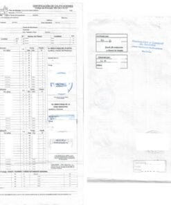 Educación Media General en Ciencias Certificación de Calificaciones Grado Primero-Tercero, Venezuela