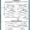 Marriage License und Certificate of Marriage, USA (Michigan), 2023
