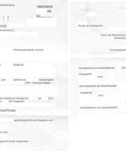 Scheidungsurteil ohne Versorgungsausgleich, Beschluss, Deutschland 2012